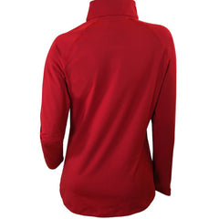 Chicago Cubs Columbia Women's Omni-Wick Outward Nine Quarter-Zip Pullover Top - Red - Columbia on Sale