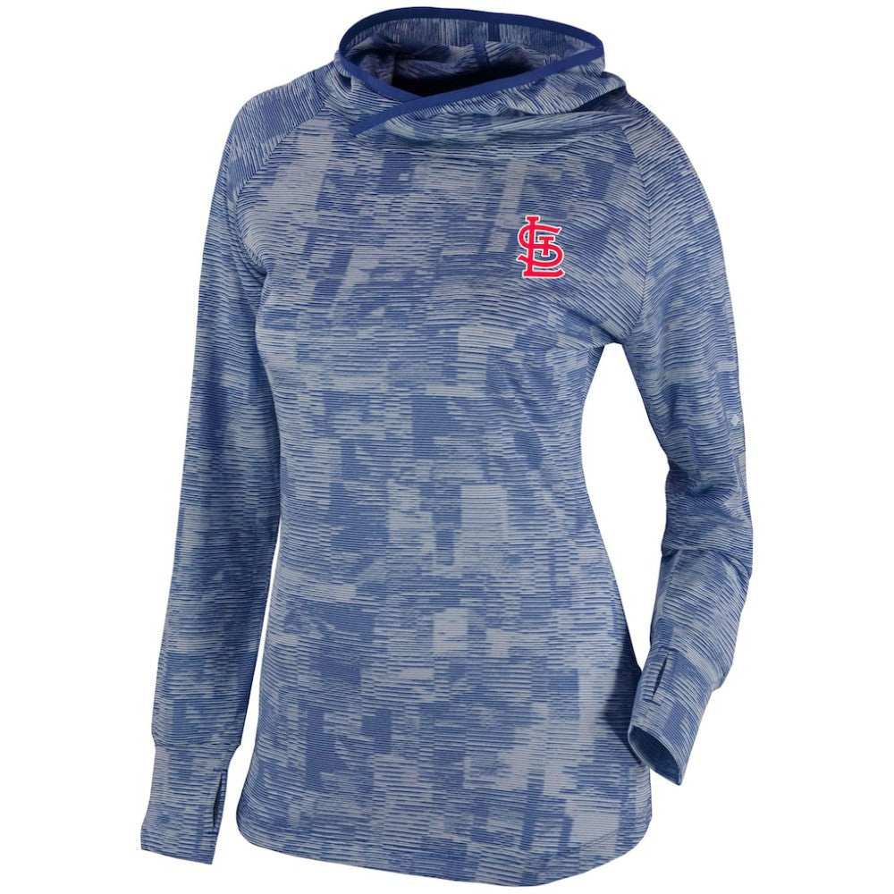 St. Louis Cardinals Columbia Women's Omni-Wick Sunday Ball Pullover Hoodie - Navy - Columbia Sale
