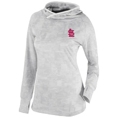 St. Louis Cardinals Columbia Women's Omni-Wick Sunday Ball Pullover Hoodie - White - Columbia on Sale