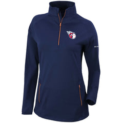 Cleveland Guardians Columbia Women's Omni-Wick Outward Nine Quarter-Zip Pullover Top - Navy - Columbia Sale