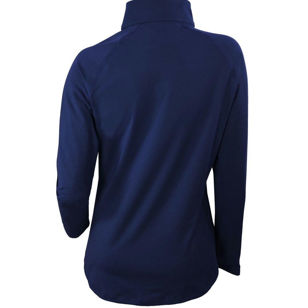 Cleveland Guardians Columbia Women's Omni-Wick Outward Nine Quarter-Zip Pullover Top - Navy - Columbia Sale