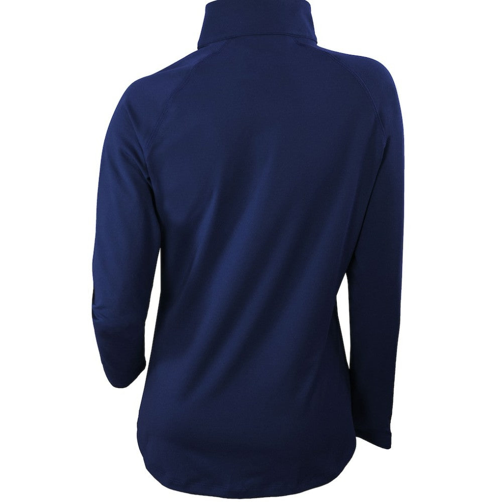 Houston Astros Columbia Women's Omni-Wick Outward Nine Quarter-Zip Pullover Top - Navy - Columbia Lifestyle