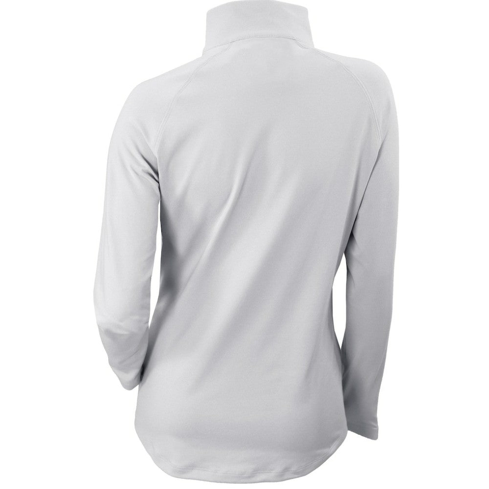 Los Angeles Dodgers Columbia Women's Omni-Wick Outward Nine Quarter-Zip Pullover Top - White - Columbia Lifestyle