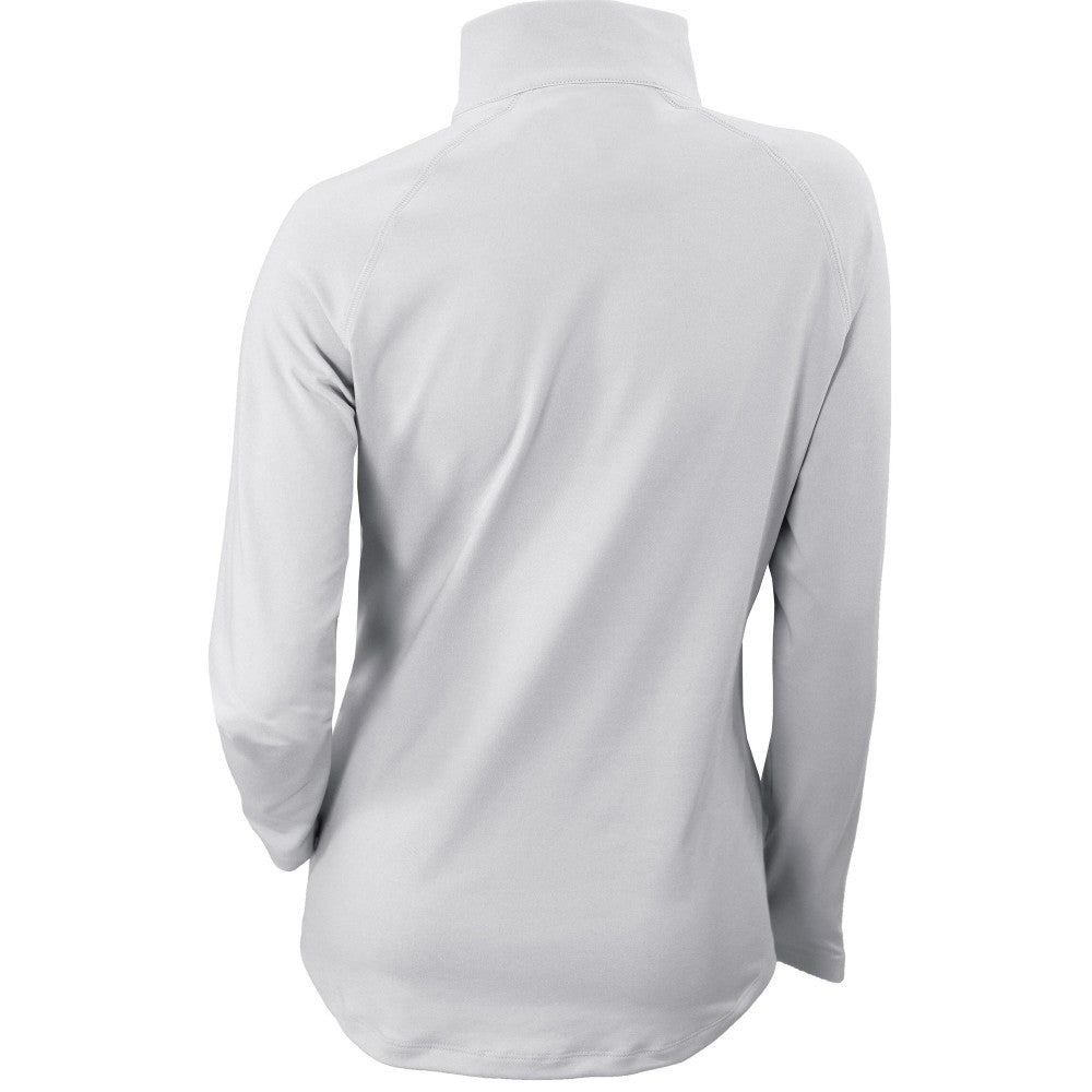 Milwaukee Brewers Columbia Women's Omni-Wick Outward Nine Quarter-Zip Pullover Top - White - Columbia Lifestyle
