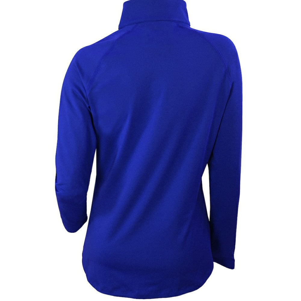 Philadelphia Phillies Columbia Women's Omni-Wick Outward Nine Quarter-Zip Pullover Top - Royal - Columbia on Sale