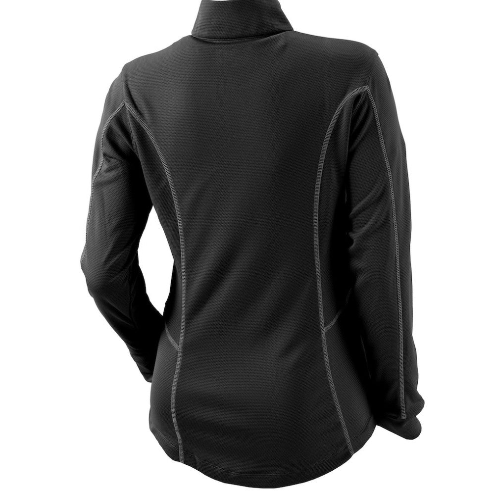 Chicago Cubs Columbia Women's Omni-Wick Shotgun Quarter-Zip Pullover Top - Black - Columbia Discount