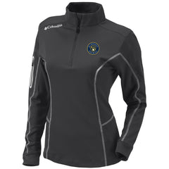 Milwaukee Brewers Columbia Women's Omni-Wick Shotgun Quarter-Zip Pullover Top - Charcoal - Columbia Discount