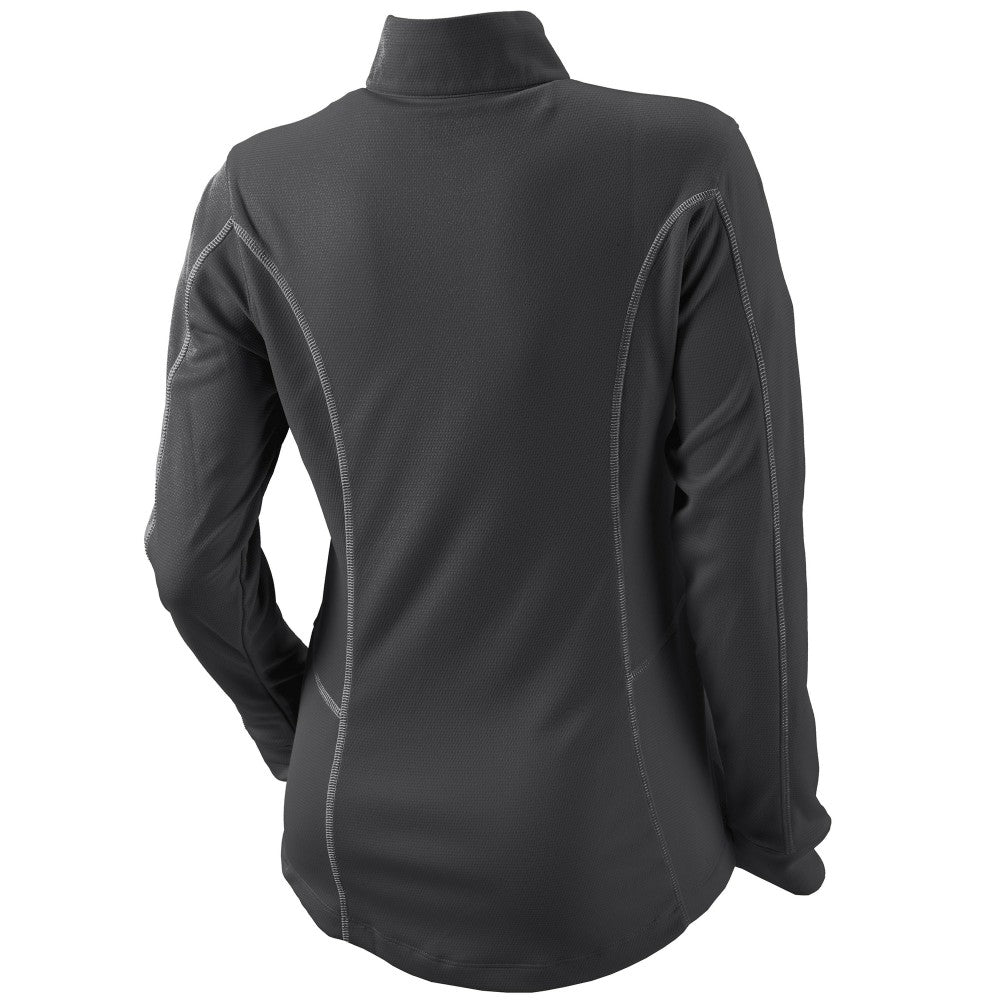 Milwaukee Brewers Columbia Women's Omni-Wick Shotgun Quarter-Zip Pullover Top - Charcoal - Columbia Discount