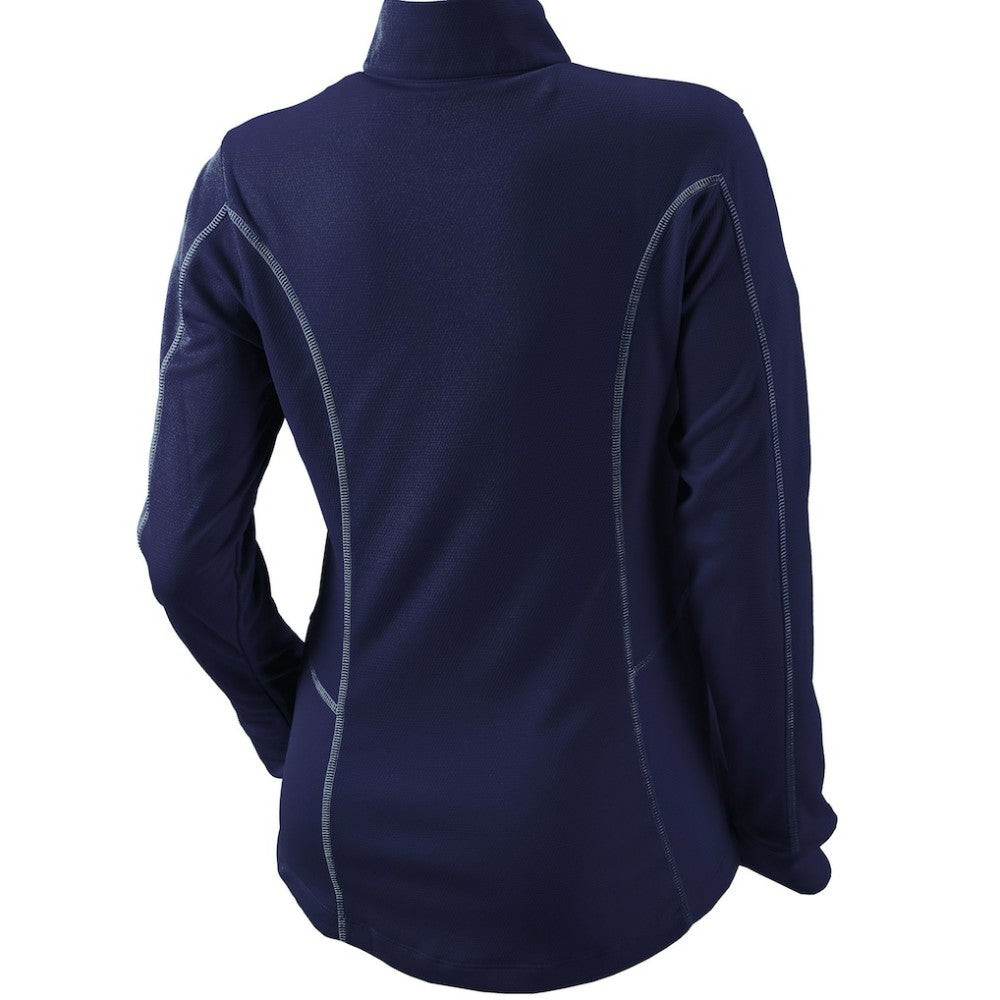 New York Yankees Columbia Women's Omni-Wick Shotgun Quarter-Zip Pullover Top - Navy - Columbia Discount