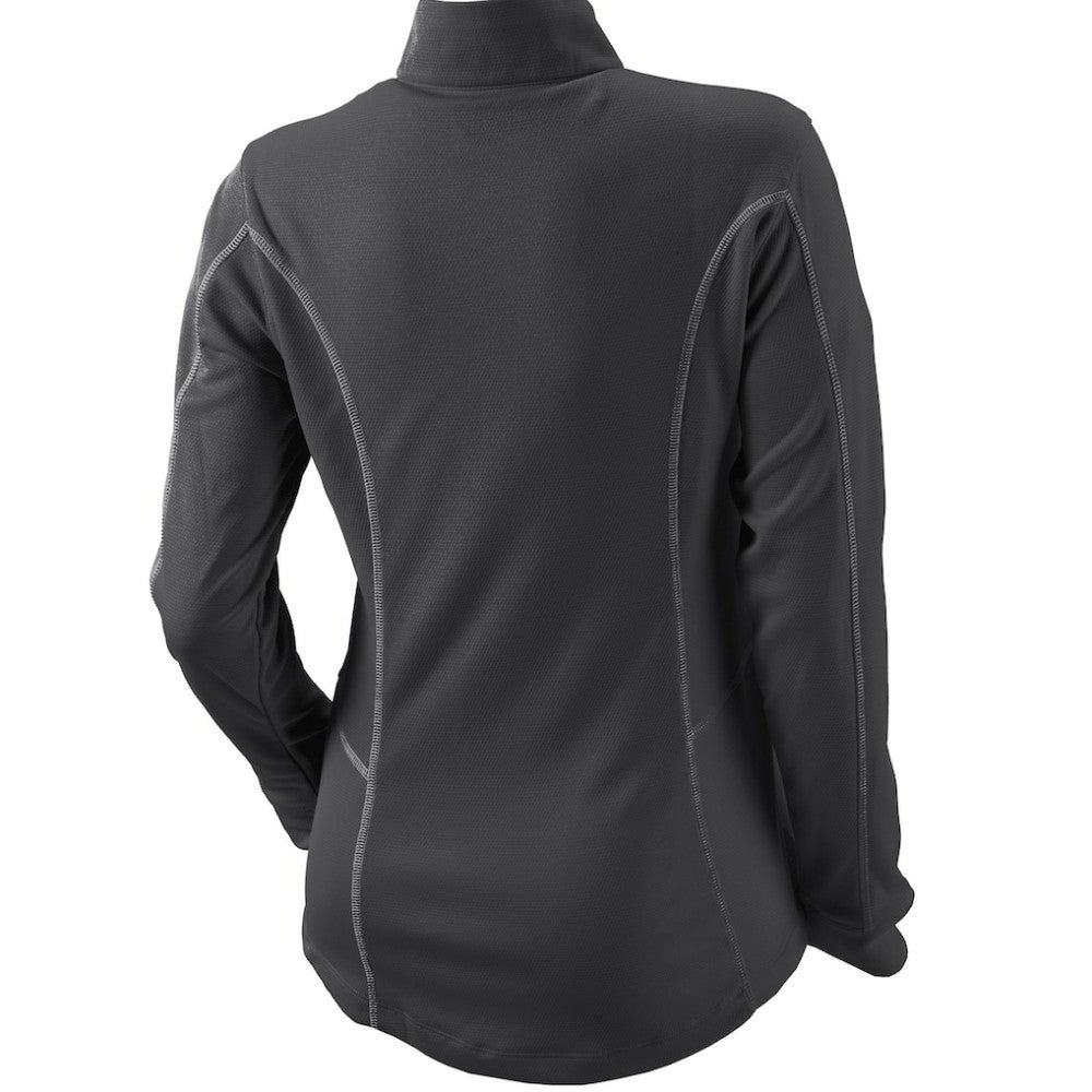 Seattle Mariners Columbia Women's Omni-Wick Shotgun Quarter-Zip Pullover Top - Charcoal - Columbia Sale