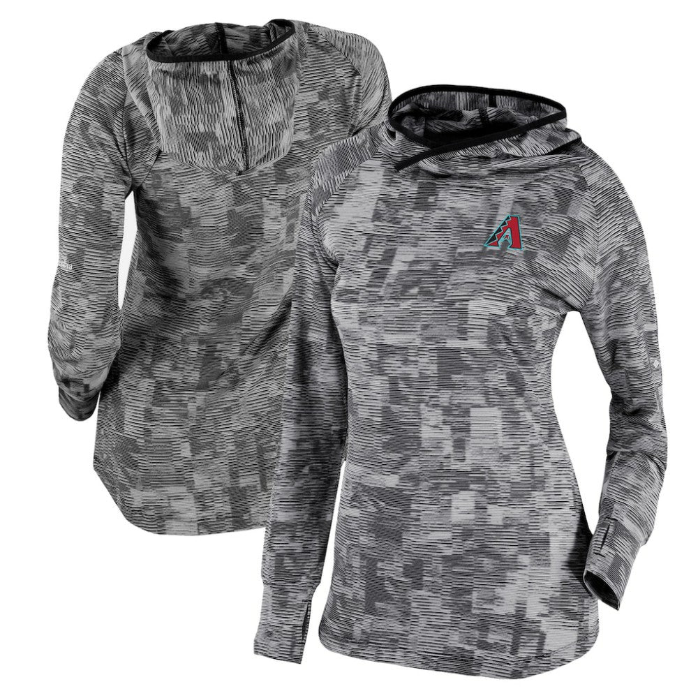 Arizona Diamondbacks Columbia Women's Omni-Wick Sunday Ball Pullover Hoodie - Black - Columbia Online