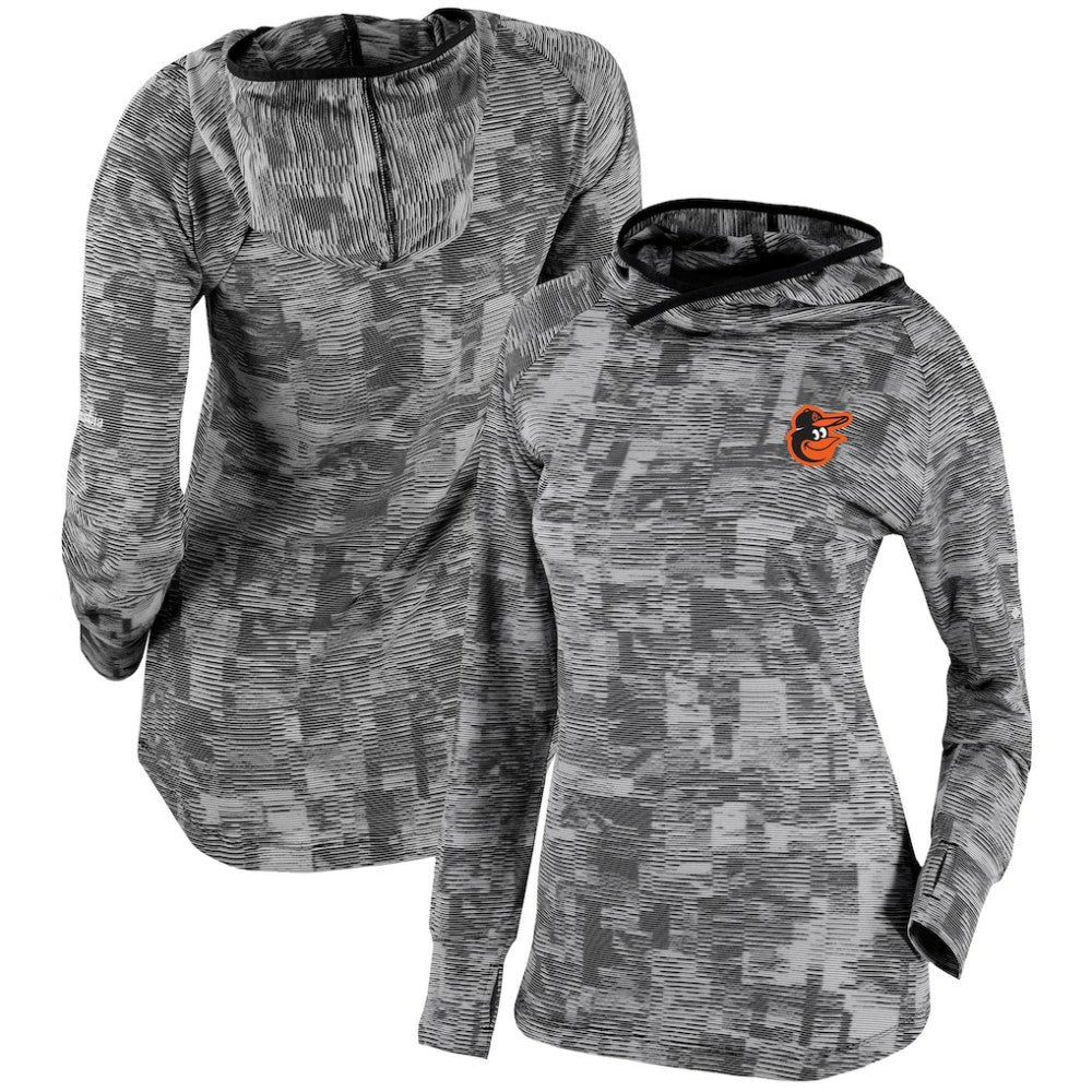 Baltimore Orioles Columbia Women's Omni-Wick Sunday Ball Pullover Hoodie - Black - Columbia Online
