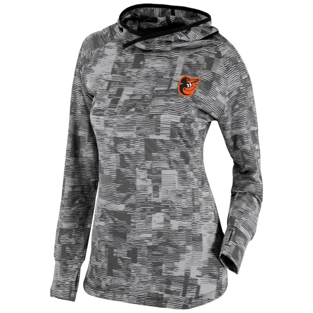 Baltimore Orioles Columbia Women's Omni-Wick Sunday Ball Pullover Hoodie - Black - Columbia Online