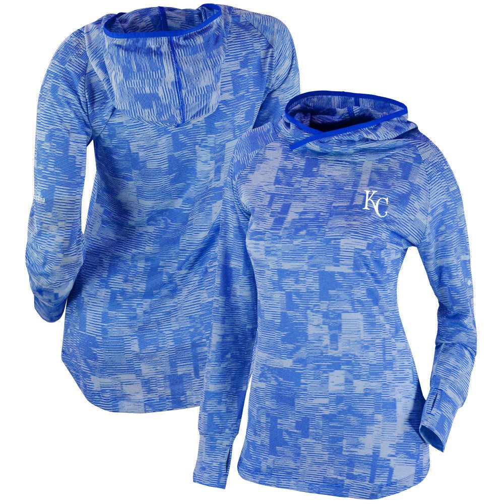 Kansas City Royals Columbia Women's Omni-Wick Sunday Ball Pullover Hoodie - Royal - Columbia Discount