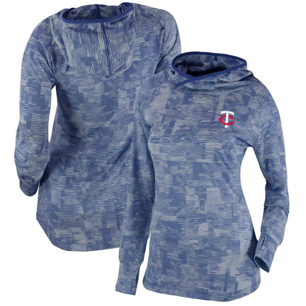 Minnesota Twins Columbia Women's Omni-Wick Sunday Ball Pullover Hoodie - Navy - Columbia Online
