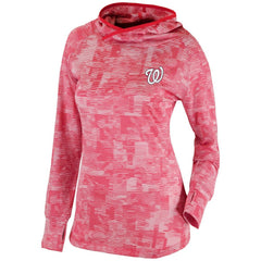 Washington Nationals Columbia Women's Omni-Wick Sunday Ball Pullover Hoodie - Red - Columbia Sale