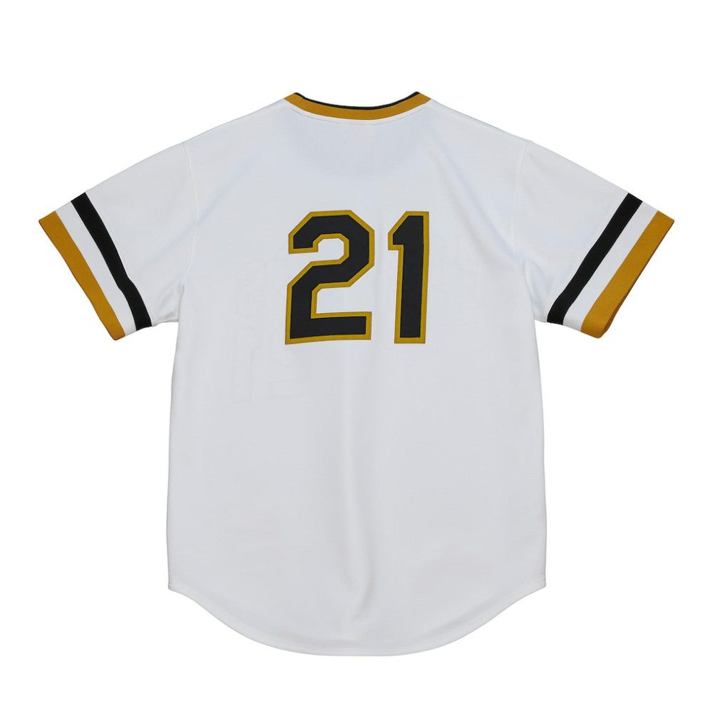 Roberto Clemente Pittsburgh Pirates Mitchell & Ness Cooperstown Collection Authentic Jersey - White - Mitchell & Ness Sale
