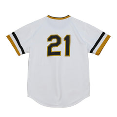 Roberto Clemente Pittsburgh Pirates Mitchell & Ness Cooperstown Collection Authentic Jersey - White - Mitchell & Ness Sale