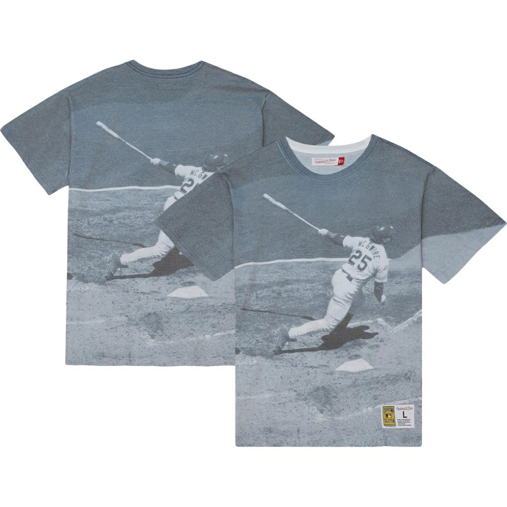 Mark McGwire St. Louis Cardinals Mitchell & Ness Cooperstown Collection Highlight Sublimated Player Graphic T-Shirt - Mitchell & Ness on Sale