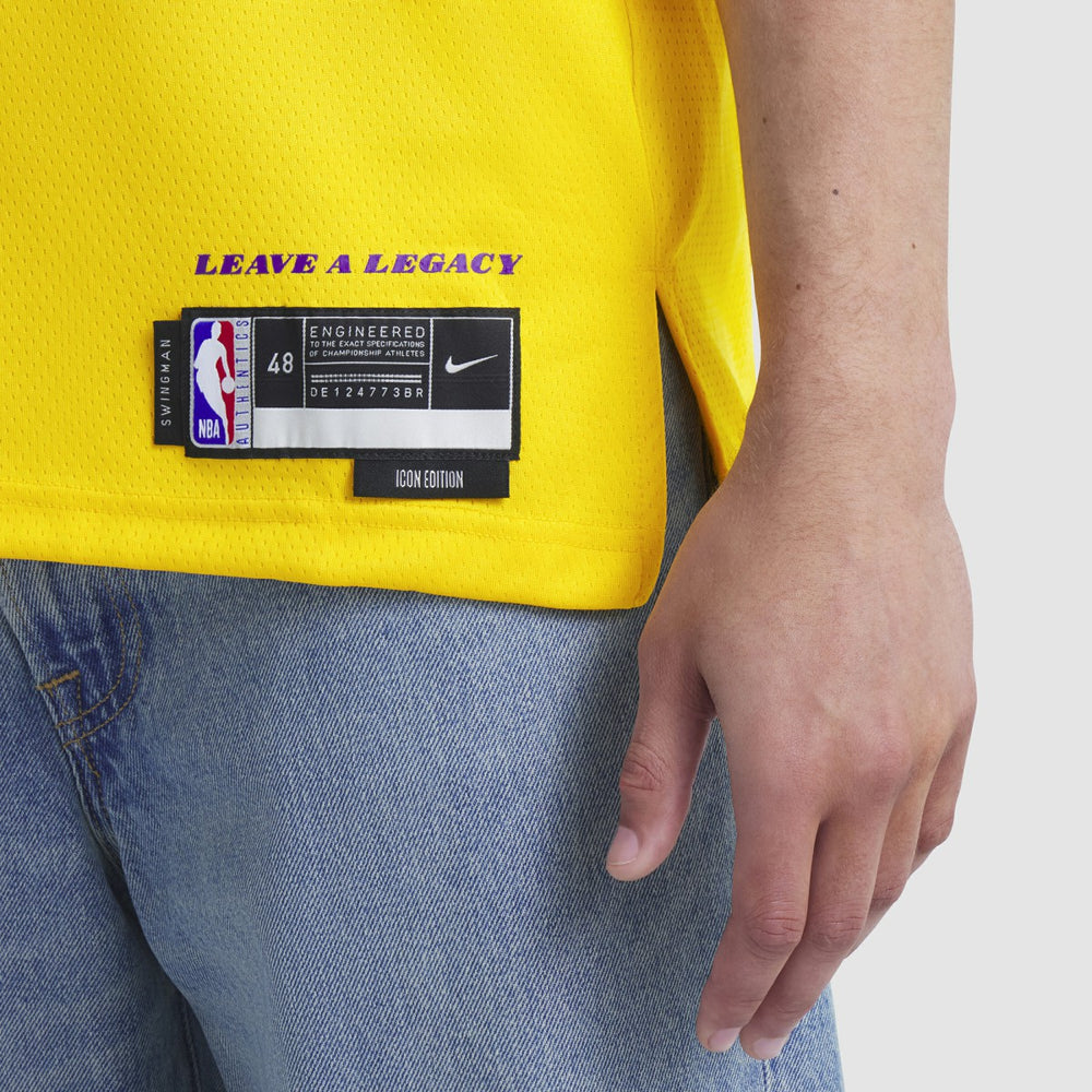 LeBron James Los Angeles Lakers Unisex Swingman Jersey Icon Edition Gold | Nike online