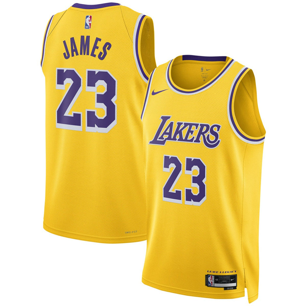 LeBron James Los Angeles Lakers Unisex Swingman Jersey Icon Edition Gold | Nike online