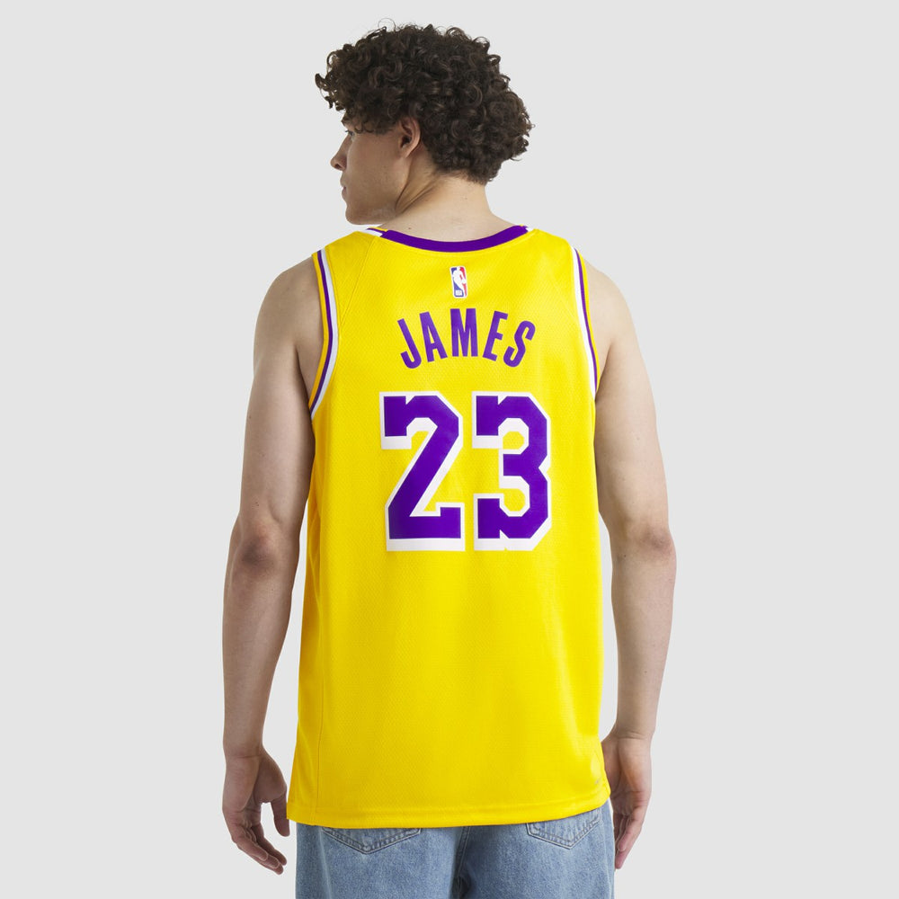 LeBron James Los Angeles Lakers Unisex Swingman Jersey Icon Edition Gold | Nike online
