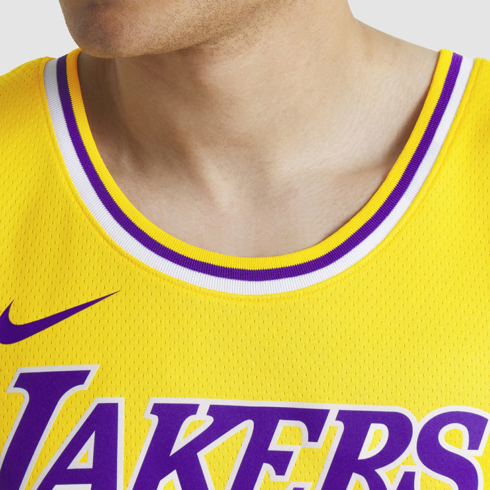 LeBron James Los Angeles Lakers Unisex Swingman Jersey Icon Edition Gold | Nike online