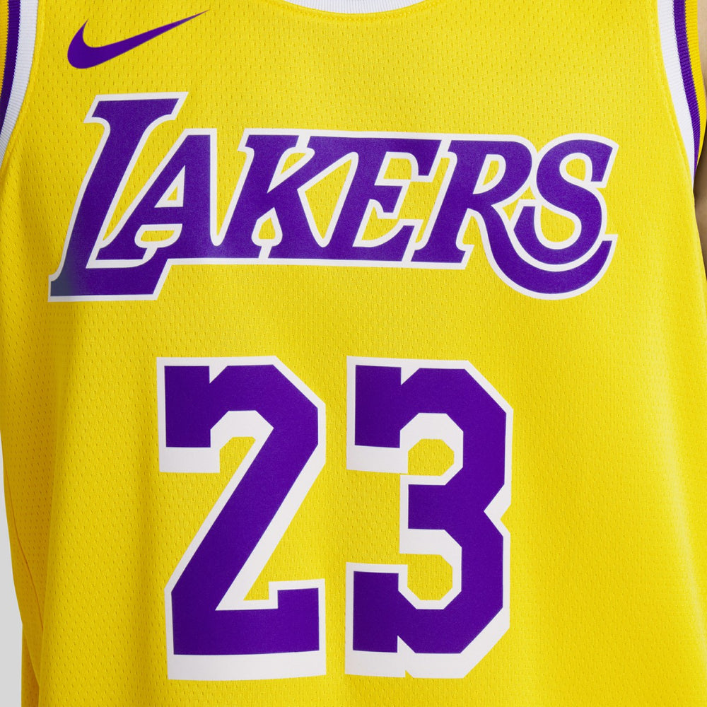 LeBron James Los Angeles Lakers Unisex Swingman Jersey Icon Edition Gold | Nike online