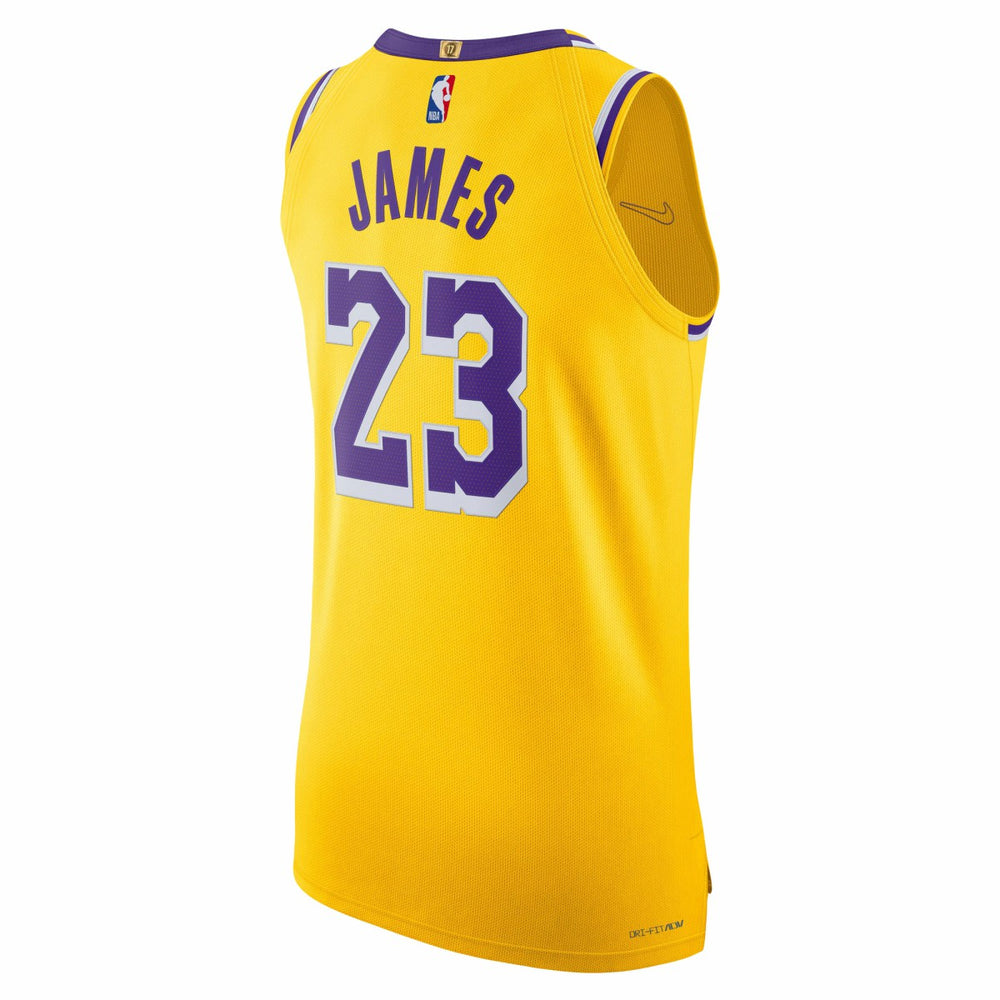 LeBron James Los Angeles Lakers Authentic Jersey Icon Edition Gold | Nike Lifestyle