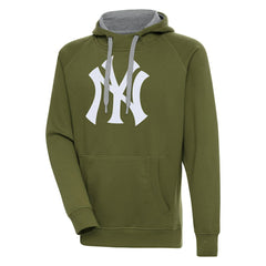 New York Yankees Antigua Victory Pullover Hoodie - Olive - MLB on Sale