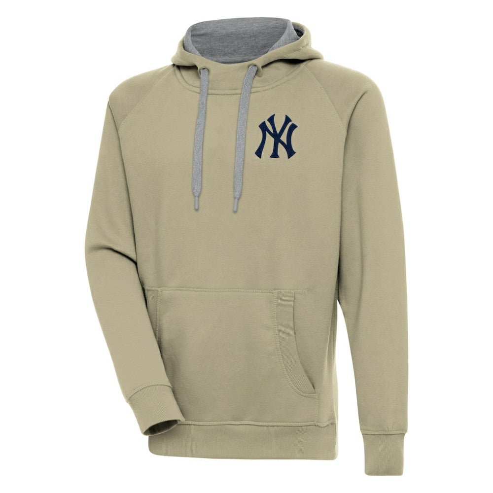 New York Yankees Antigua Victory Pullover Hoodie - Khaki - MLB on Sale