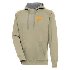 Pittsburgh Pirates Antigua Victory Pullover Hoodie - Khaki - MLB on Sale