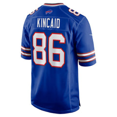 Nike Dalton Kincaid Buffalo Bills Game Jersey Royal