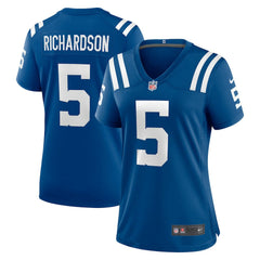 Nike Anthony Richardson Sr. Indianapolis Colts Women's Team Game Jersey Royal