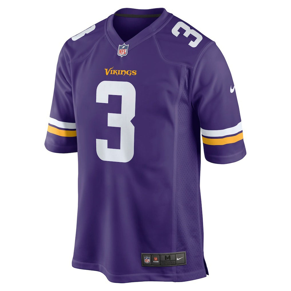 Nike Jordan Addison Minnesota Vikings Game Jersey Purple