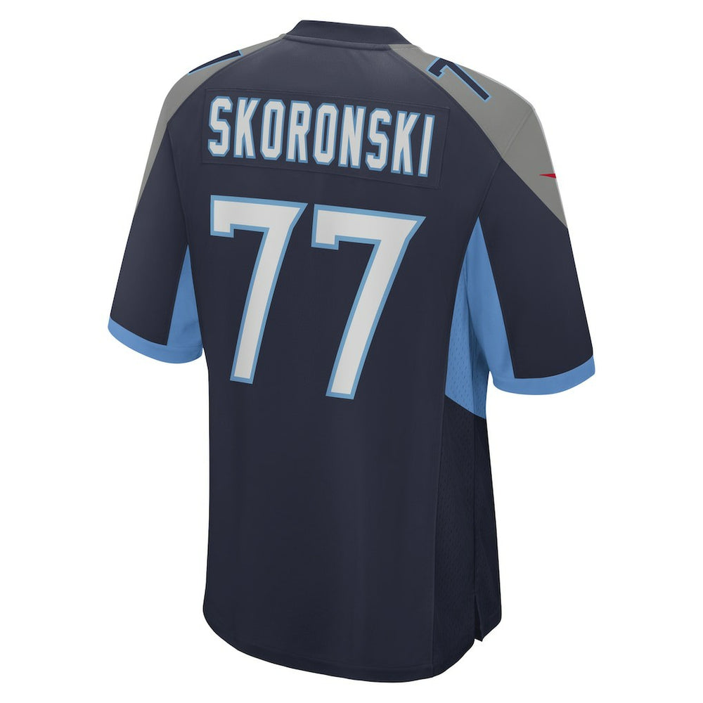 Nike Peter Skoronski Tennessee Titans Game Jersey Navy