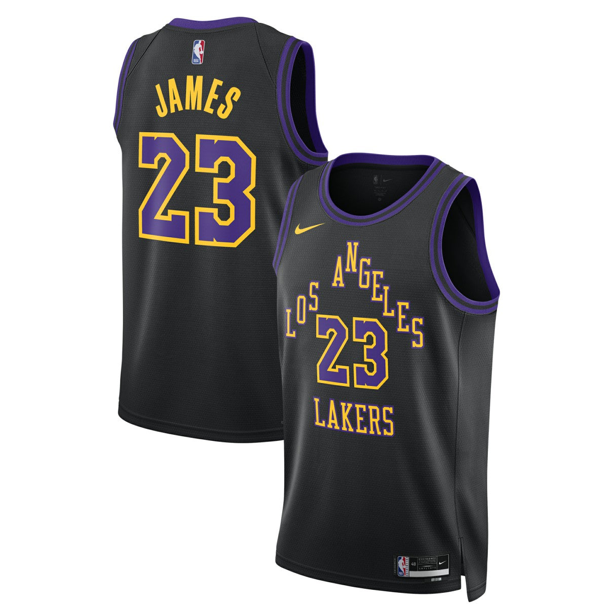 LeBron James Los Angeles Lakers Unisex 2025/26 Swingman Jersey Black City Edition | Nike Near Me