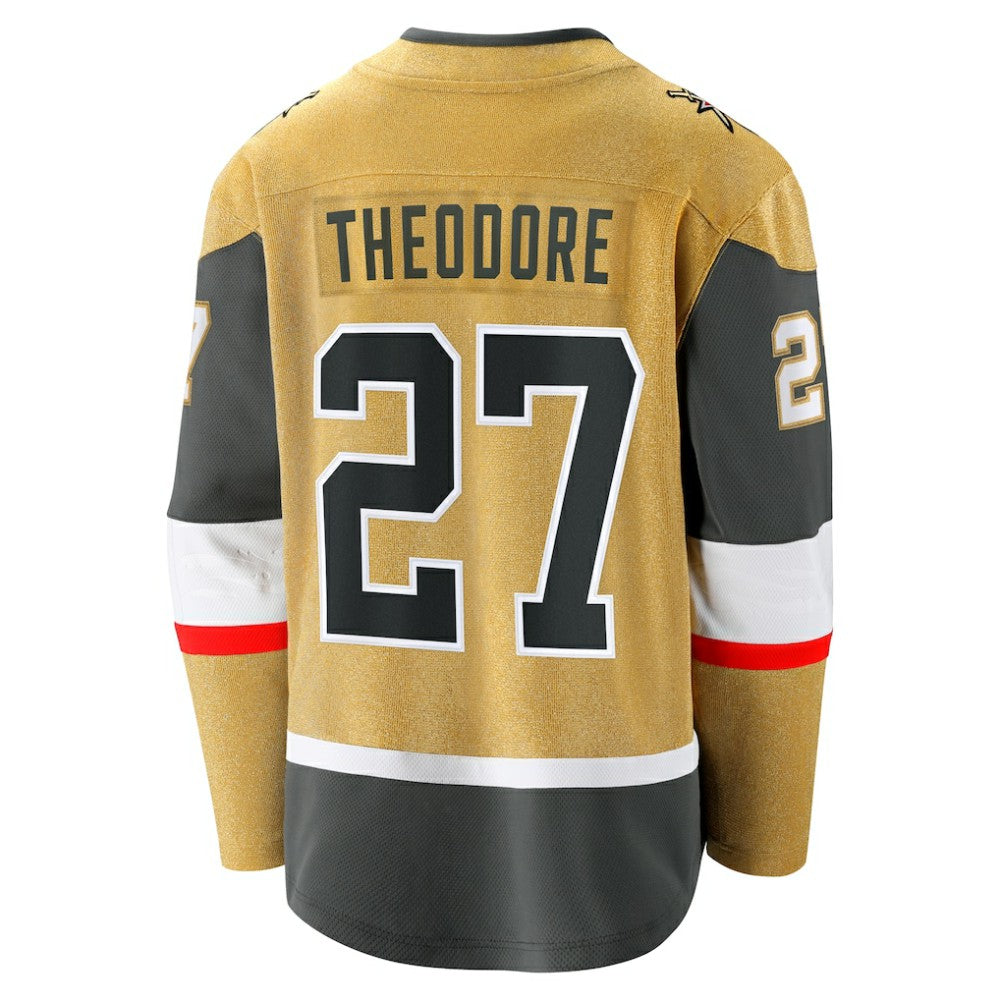 Shea Theodore Vegas Golden Knights Fanatics Home Breakaway Jersey - Gold - NHL 200041658