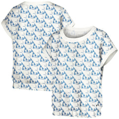 Los Angeles Dodgers Lusso Women's Madge Dolman Tri-Blend T-Shirt - White - MLB Sale