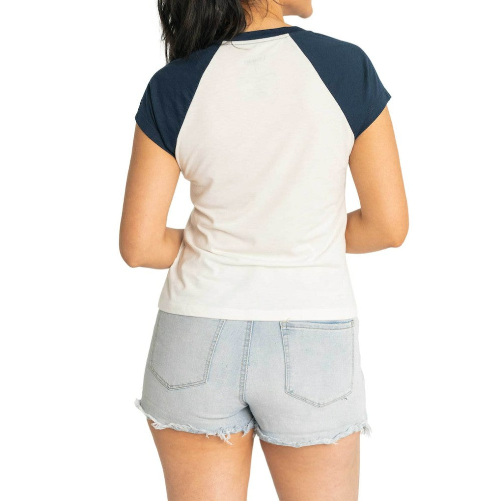 Boston Red Sox Lusso Women's Nikki Raglan T-Shirt - White - MLB Online