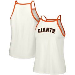 San Francisco Giants Lusso Women's Nadine Halter Tank Top - White - MLB Online