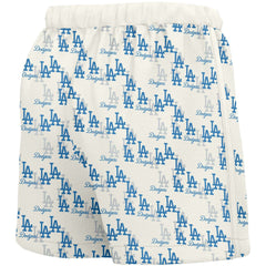 Los Angeles Dodgers Lusso Women's Marge Shorts - White - MLB on Sale