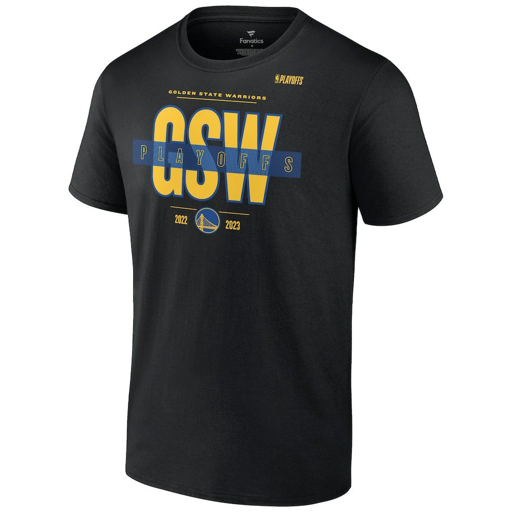 Golden State Warriors 2023 NBA Playoffs Jump Ball T-Shirt Black | Fanatics for sale