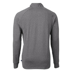 Baltimore Orioles Cutter & Buck Adapt Eco Knit Stretch Recycled Quarter-Zip Pullover Top - Heather Black - MLB Discount