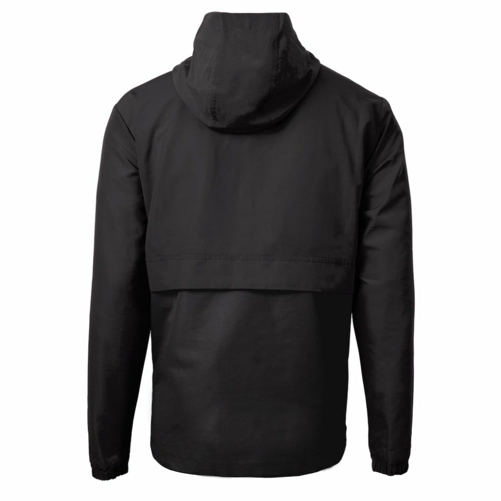 Baltimore Orioles Cutter & Buck Charter Eco Recycled Half-Zip Anorak Jacket - Black - MLB Lifestyle
