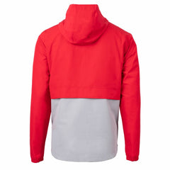 Cleveland Guardians Cutter & Buck Charter Eco Recycled Half-Zip Anorak Jacket - Red/Gray - MLB on Sale