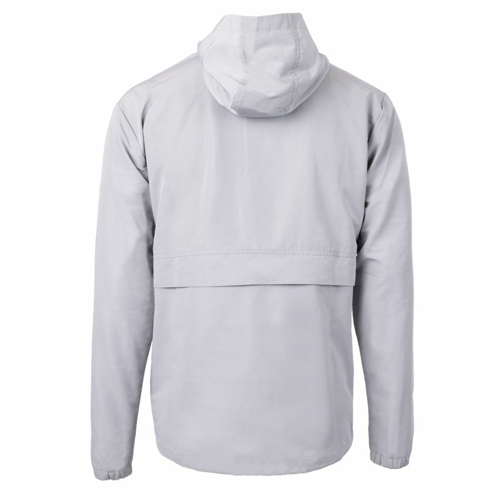 Milwaukee Brewers Cutter & Buck Charter Eco Recycled Half-Zip Anorak Jacket - Gray - MLB Online