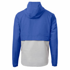 New York Mets Cutter & Buck Charter Eco Recycled Half-Zip Anorak Jacket - Royal/Gray - MLB Discount