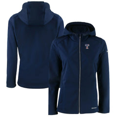 Texas Rangers Cutter & Buck Women's Evoke Eco Softshell Recycled Full-Zip Jacket - Navy - MLB Online