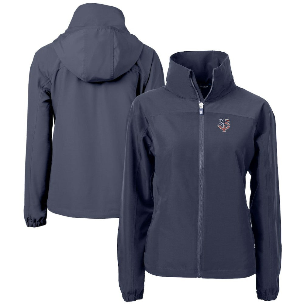 Minnesota Twins Cutter & Buck Women's Charter Eco Recycled Full-Zip Jacket - Navy - MLB Online
